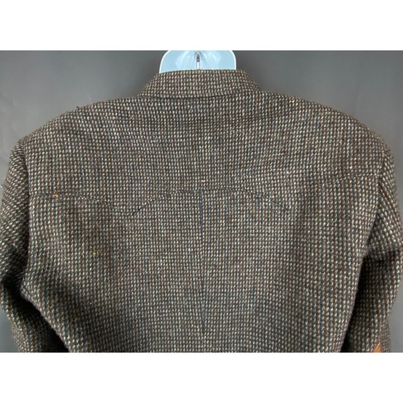 Levis Vintage Western Wear Tweed Wool Elbow Patch Jacket Sports Coat Sz 40R - Picture 9 of 16